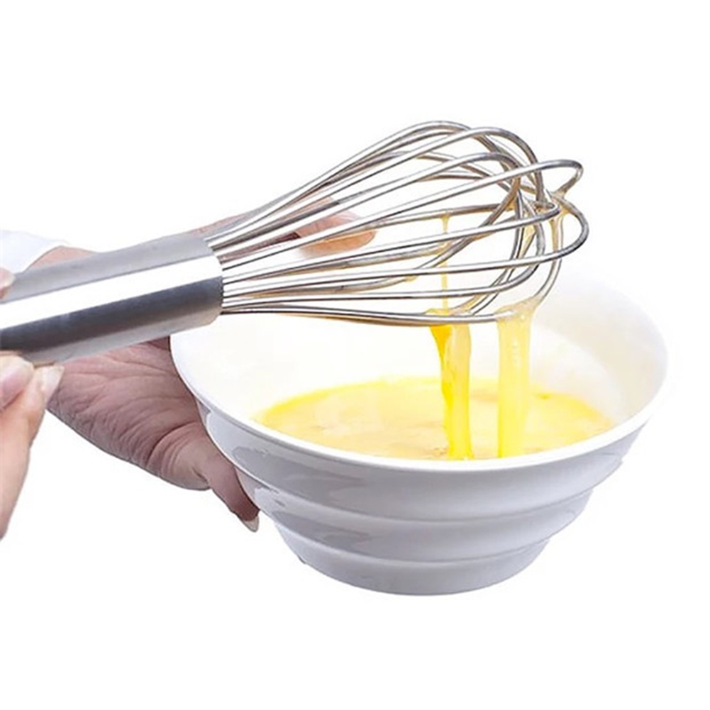 Hcbc8 10 12 inches stainless steel balloon wire whisk manual egg beater mixer kitchen baking utensil