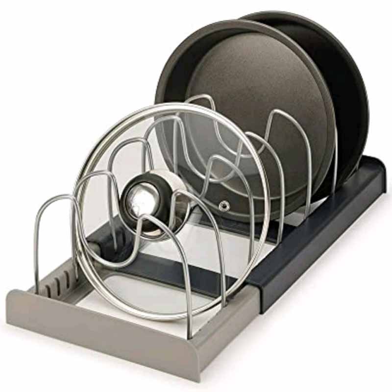 0eMuKitchen Accessories Pot Rack Pot Pan Kitchen Organizer For Storage Cabinet Kitchen Holder Pans Pots Lid