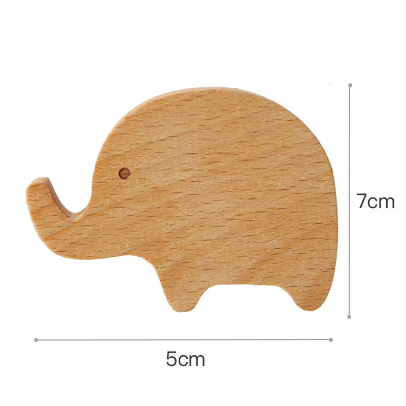 7cC11pcs Wooden Hooks Cute Room Decor Animal Hook Wall Keychain Coat Hook Home Decoration Solid Wood