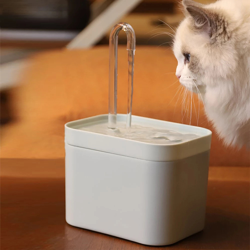 yFkhPet Water Dispenser Cat Water Fountain Auto Filter USB Electric Cat Drinker Bowl 1 5L Recirculate